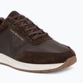 Herren Schuhe Tommy Hilfiger Runner Suede Mix cocoa tracksuits 7
