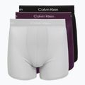 Herrenboxershorts Calvin Klein LV00NB4394 Brief black/harbor mist/dark purple w/ dt