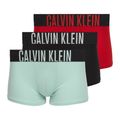 Herrenboxershorts Calvin Klein 000NB3775A Trunk black/goji berry/aqua blue