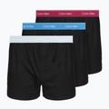 Herrenboxershorts Calvin Klein LV00NB4267 Boxer Slim black bodies w/ poseidon blue/plein