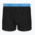 Herrenboxershorts Calvin Klein LV00NB4267 Boxer Slim black bodies w/ poseidon blue/plein 3