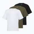 Herren-Shirt Calvin Klein LV00NB4185 Crew Neck black w/ white emb/white w/ black e