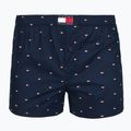Herrenboxershorts Tommy Hilfiger Woven Boxer Print 3 pack chambray flag/carb navy/c navy flag 3