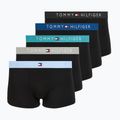 Herrenboxershorts Tommy Hilfiger Trunk black/ant silver/ves blue/opu bl/haz te