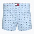 Herrenboxershorts Tommy Hilfiger Woven Boxer Print 3 pack rwb foulard/med red/rwb w chck 2