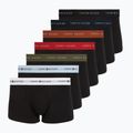Herrenboxershorts Tommy Hilfiger Trunk WB 7 pack black/whit/lava/sky blue/navy blue/ter red/ut ol
