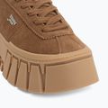 Damen-Schuhe Tommy Jeans Platform Sneaker Suede warm khaki 7
