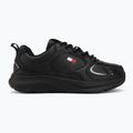 Herren Schuhe Tommy Jeans Runn Leather triple black 2