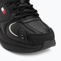 Herren Schuhe Tommy Jeans Runn Leather triple black 7