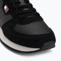 Herren Schuhe Tommy Jeans Runner Flag Mix washed black/stratus grey 7