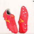 Mizuno Morelia Neo IV Pro MD Herren Fußballschuhe flery coral2/ bolt2/ flery coral2 8