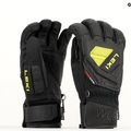 Herren Skihandschuhe LEKI WCR C-Tech 3D schwarz ice/lemon 9