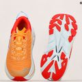 HOKA Bondi X fiesta/amber yellow Herren Laufschuhe 11