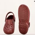 Crocs Classic Gefütterte Clog Pantoletten bordeaux 9