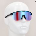 Bliz Hero Nano Optics Nordic Light S2 Fahrradbrille matt schwarz/hell begonia/violett blau multi 14