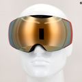 Quiksilver Greenwood S3 schwarz Redwood / clux gold mi Snowboardbrille 10