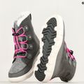 Sorel Sorel Explorer Lace quarry/bright lavender Junior Schneestiefel 16