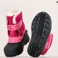 Sorel Snow Commander Junior Schneestiefel tropisch rosa/dunkelrot 15