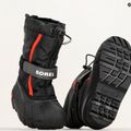 Sorel Flurry Dtv Kinder Schneestiefel schwarz/hellrot 15