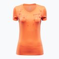 Damen BLACKYAK Senepol Halbes Yak-Trekking-Shirt orange 20010301B