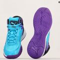 Herren Basketballschuhe PUMA Playmaker Pro Mid lila glimmer/hell aqua/stark grau/weiß 16