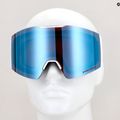 Oakley Fall Line matt weiß/prizm Schnee Saphir Iridium Skibrille 10