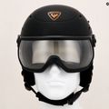 Damen Skihelm Rossignol Allspeed Visor Imp Photo schwarz 12