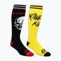 Snowboardsocken Herren 686 Iron Maiden black/yellow 5