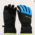 Kinder-Skihandschuh Reusch Alan schwarz/glänzend blau/sicherheitsgelb 10