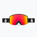 Skibrille Volcom Garden 2 matte black/red chrome/yellow 2