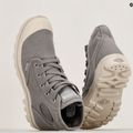 Palladium Pampa HI Grau Flanell Schuhe für Frauen 15