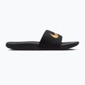 Kinder-Slides Nike Kawa black/metallic gold