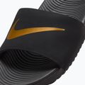 Kinder-Slides Nike Kawa black/metallic gold 7