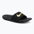 Kinder-Slides Nike Kawa black/metallic gold
