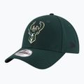 Neue Era NBA Die Liga Milwaukee Bucks dunkelgrün Kappe 3