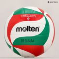Molten Volleyball V5M1500-5 weiß/grün/rot Größe 5 5