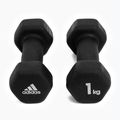adidas Kurzhanteln 2x1 kg schwarz ADWT-10001 3