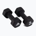 adidas Kurzhanteln 2x2kg schwarz ADWT-10002 2