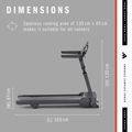 Elektrisches Laufband adidas T-24C Folding Treadmill black 15