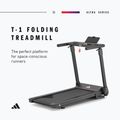 Laufband elektrisch adidas T-1 Folding Treadmill black 16