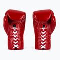 Fairtex Pro Wettbewerb Boxhandschuhe Locked Thumb Leder rot 3