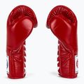 Fairtex Pro Wettbewerb Boxhandschuhe Locked Thumb Leder rot 4