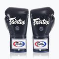Boxhandschuhe Fairtex Pro Competition Locked Thumb Leather blue