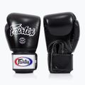 Fairtex Universal Atmungsaktive schwarze Boxhandschuhe