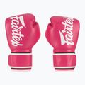 Boxhandschuhe Fairtex Microfiber pink/white 2