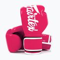 Boxhandschuhe Fairtex Microfiber pink/white 4