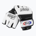 Fairtex Super Sparring Grappling Handschuhe weiß/schwarz 4