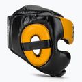 Boxhelm Fairtex Diagonal Vision SPaarring Headguard - Full Head Coverage black/yellow 2