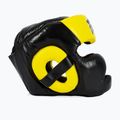 Boxhelm Fairtex Diagonal Vision SPaarring Headguard - Full Head Coverage black/yellow 4