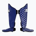 Fairtex Wettbewerb Schienbeinschoner blau 3